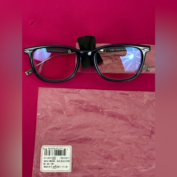 BOSS 1359/BB Blue Striped Gray Frames 52-20-145 Unisex Acetate Frames.  … - Picture 10 of 10